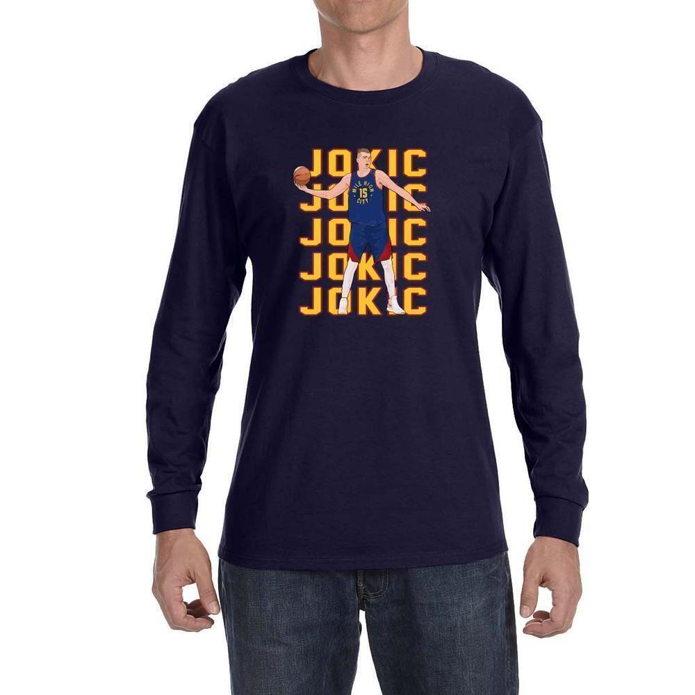 Denver Nuggets Nikola Jokic Basketball Graphic Fan Sweatshirt